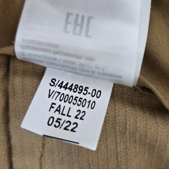 Banana Republic Corduroy Pants Beige Baggy Leg High Rise Pleated /14 --NWOT - Picture 8 of 10